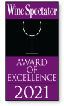Wine Spectator Award of Excellence 2021